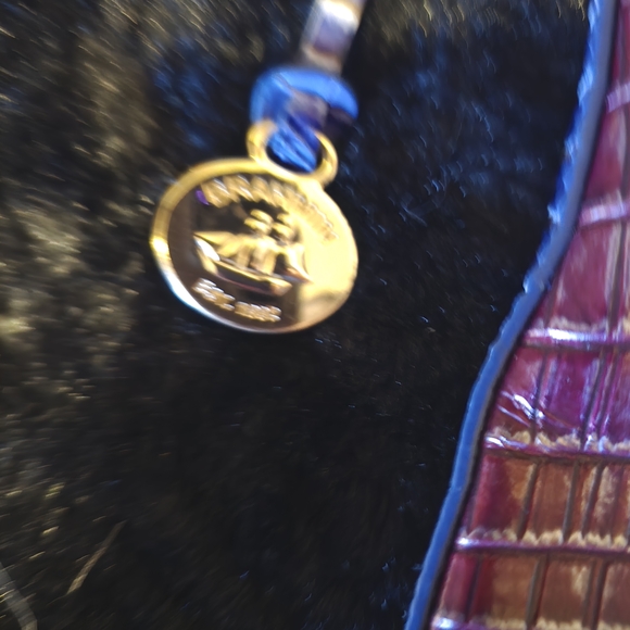 Brahmin Multicolor Crocodile Embossed Crossbody Bag - Picture 3 of 5